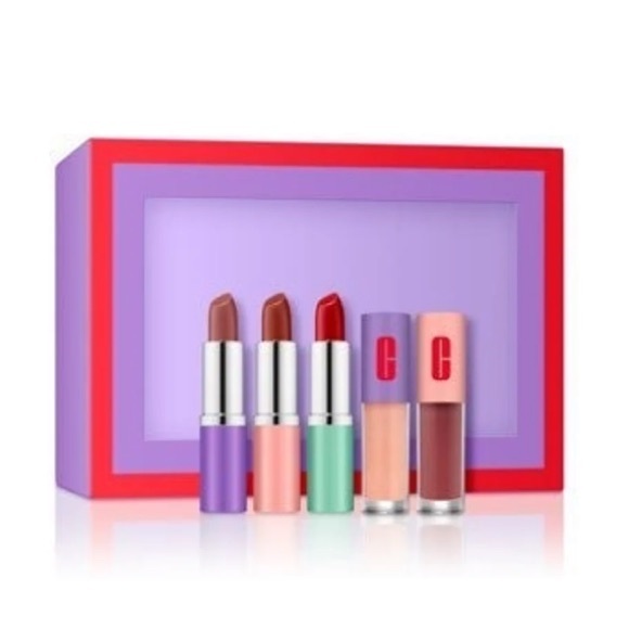 NIB! CLINIQUE Plenty Of Pop Luxe lip set - Picture 2 of 12